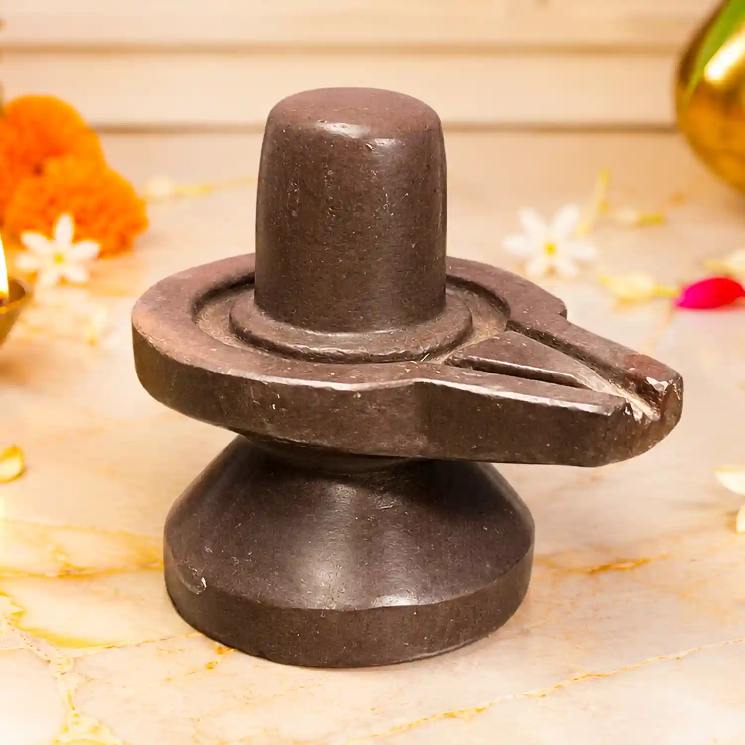 3 Inch Akhand Narmadeshwar Shivling 